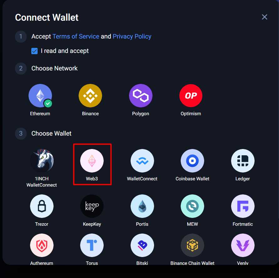 Step 1: Choose Your Wallet